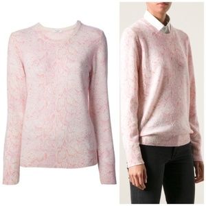 EQUIPMENT Cashmere Snake Shane Pink Sweater S